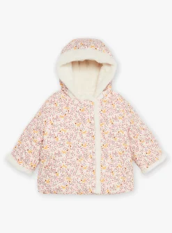 Coat, Jacket | Coat, Jacket-Sergent Major Reversible ecru and pink hooded coat