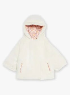 Coat, Jacket | Coat, Jacket-Sergent Major Reversible ecru and pink hooded coat