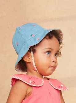 Hat, Headband, Scarf | Hat, Headband, Scarf-Sergent Major Reversible floral hat