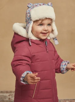 Coat, Jacket | Coat, Jacket-Sergent Major Reversible pink hooded down jacket