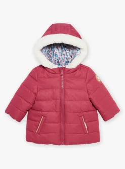 Coat, Jacket | Coat, Jacket-Sergent Major Reversible pink hooded down jacket