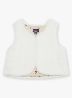 Knitwear, Sweater, Cardigan | Knitwear, Sweater, Cardigan-Sergent Major Reversible sleeveless ecru cardigan
