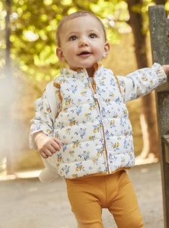 Coat, Jacket | Coat, Jacket-Sergent Major Reversible yellow amber sleeveless down jacket