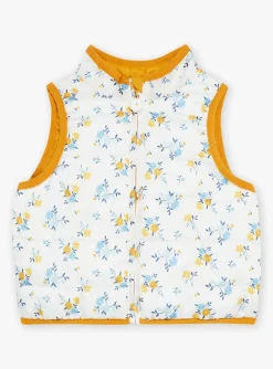 Coat, Jacket | Coat, Jacket-Sergent Major Reversible yellow amber sleeveless down jacket