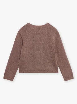 Knitwear, Sweater, Cardigan-Sergent Major Rosewood openwork cardigan