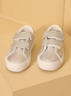 Shoes-Sergent Major Silver LEATHER BASKET