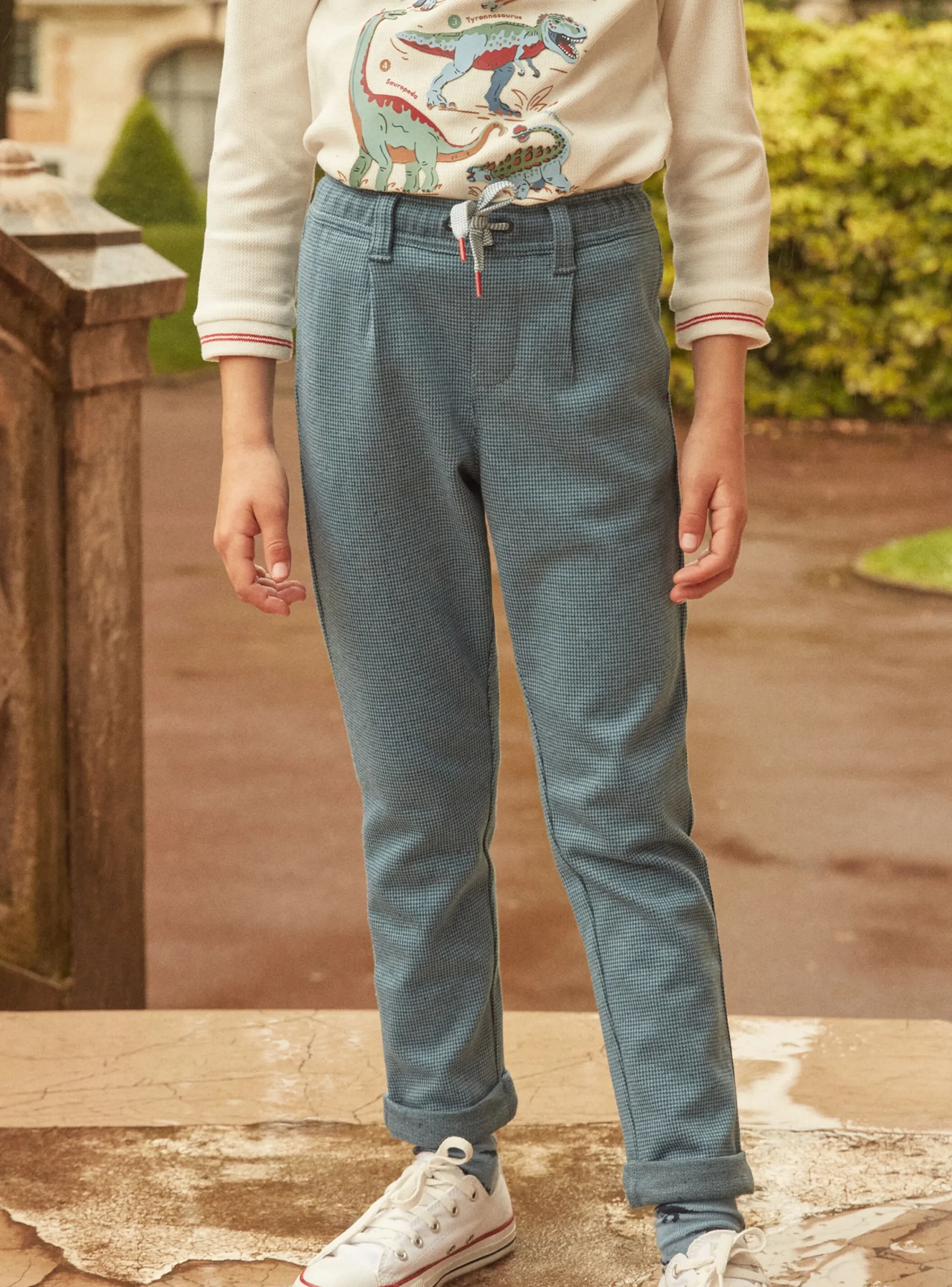 Trousers, Jeans-Sergent Major Sky blue COMFORT PANTS