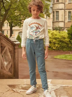 Trousers, Jeans-Sergent Major Sky blue COMFORT PANTS