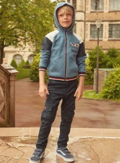 Knitwear, Sweater, Cardigan-Sergent Major Sky blue KIDS CARDIGAN