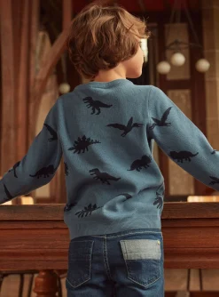 Knitwear, Sweater, Cardigan-Sergent Major Sky blue PULLOVER