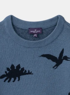 Knitwear, Sweater, Cardigan-Sergent Major Sky blue PULLOVER