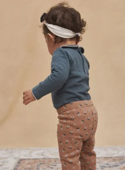 Body | Body-Sergent Major Slate blue long-sleeved fleece bodysuit
