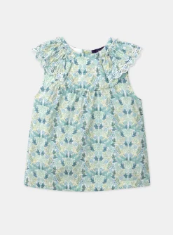T-shirts & Shirts | T-shirts & Shirts-Sergent Major Sleeveless Ivory Printed Blouse
