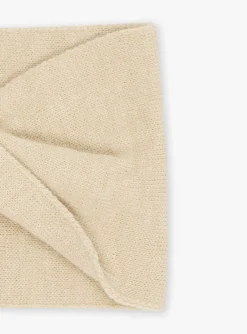 Beany, Scarf, Gloves-Sergent Major Taupe knitted headband