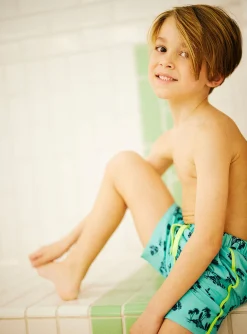 Swimsuit-Sergent Major Turquoise swimsuit child boy