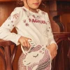 Bag & Umbrella-Sergent Major Unicorn bag with ecru sequins