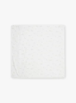 Sponge Tips, Nappies & Bibs-Sergent Major Vanilla animal print diaper in double cotton gauze