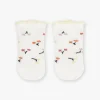 Socks & Tights | Socks & Tights-Sergent Major Vanilla floral-print jacquard socks