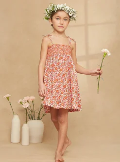 Dress-Sergent Major Vanilla smock dress with floral print