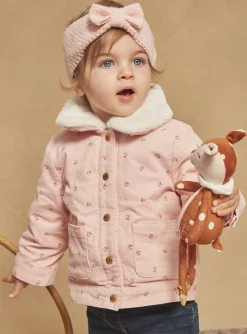 Coat, Jacket | Coat, Jacket-Sergent Major Vintage pink corduroy 2 in 1 jacket