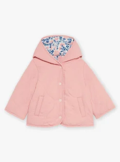 Coat, Jacket | Coat, Jacket-Sergent Major Vintage pink reversible hooded jacket