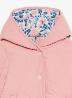 Coat, Jacket | Coat, Jacket-Sergent Major Vintage pink reversible hooded jacket