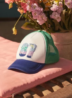 Hats | T-shirt, Polo Shirt-Sergent Major White and green cap