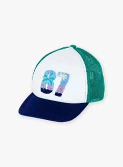 Hats | T-shirt, Polo Shirt-Sergent Major White and green cap