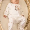 Baby Jumpsuits-Sergent Major White BABYGROW