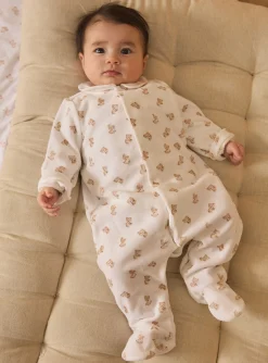 Baby Jumpsuits-Sergent Major White BABYGROW