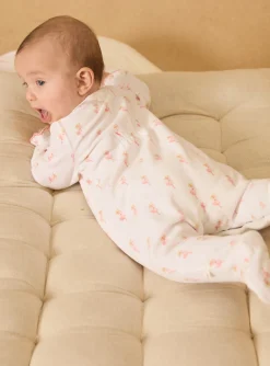 Baby Jumpsuits-Sergent Major White BABYGROW