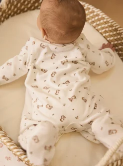 Baby Jumpsuits-Sergent Major White BABYGROW