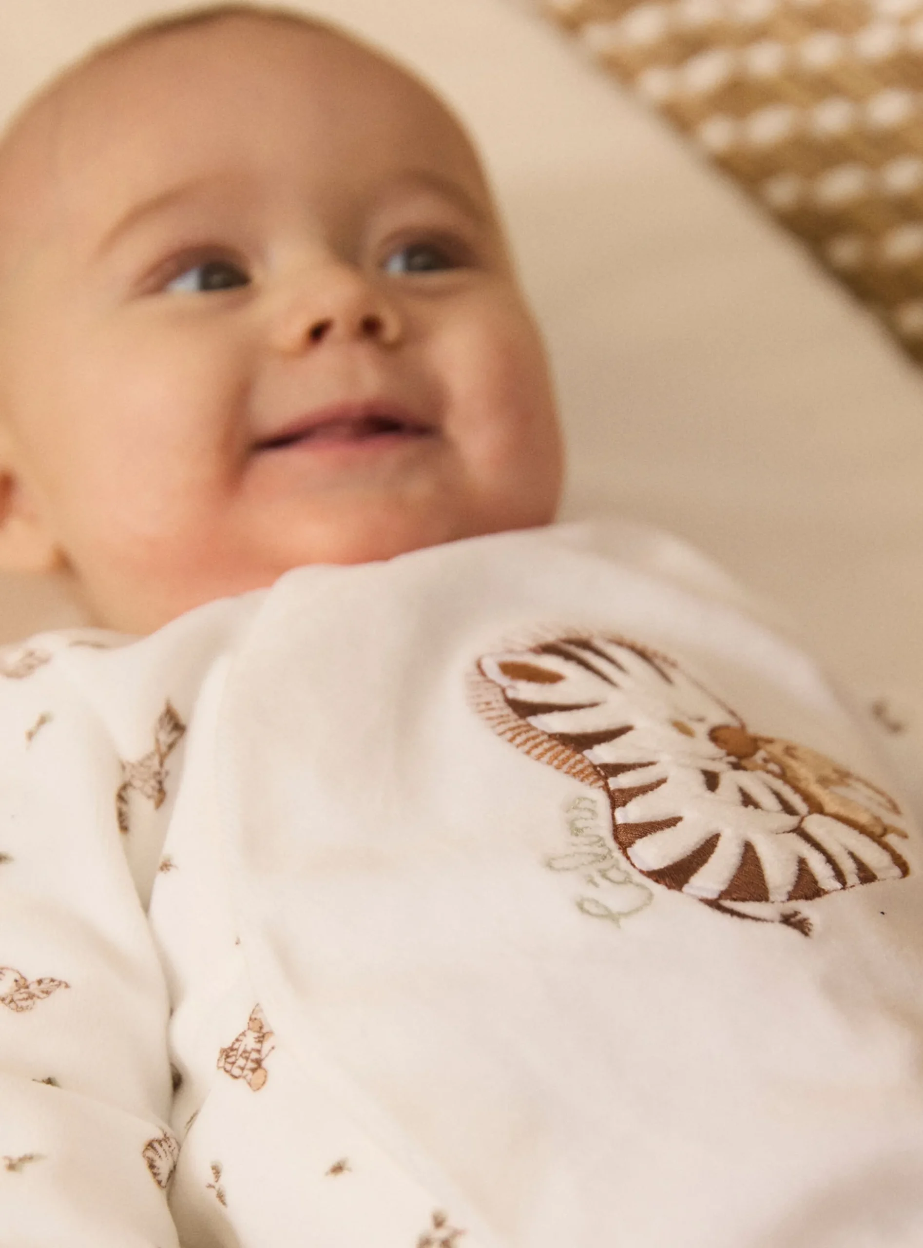 Baby Jumpsuits-Sergent Major White BABYGROW