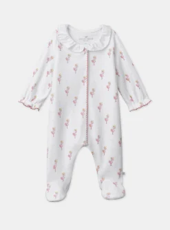 Baby Jumpsuits-Sergent Major White BABYGROW
