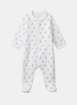 Baby Jumpsuits-Sergent Major White BABYGROW