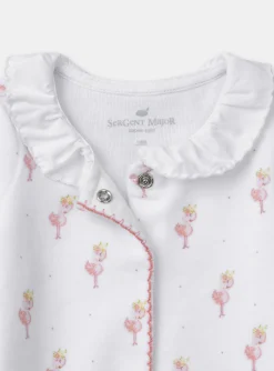 Baby Jumpsuits-Sergent Major White BABYGROW