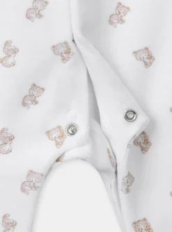Baby Jumpsuits-Sergent Major White BABYGROW