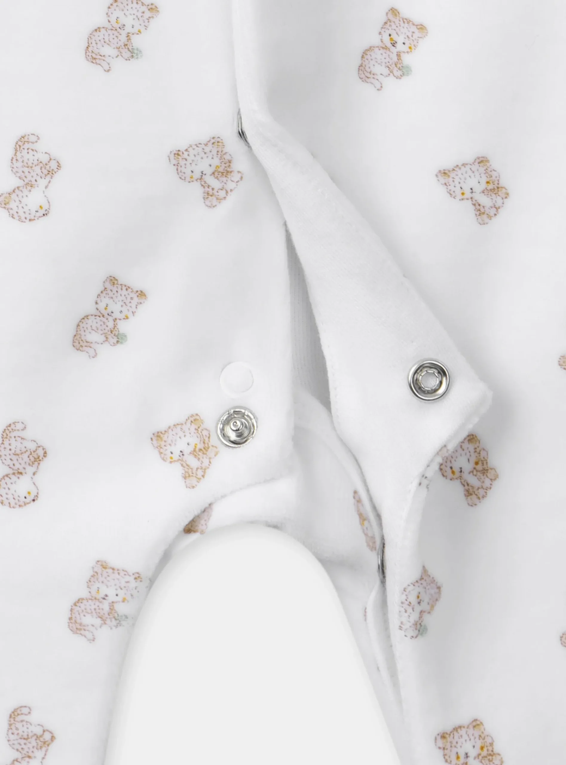Baby Jumpsuits-Sergent Major White BABYGROW