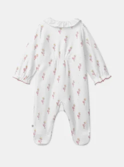 Baby Jumpsuits-Sergent Major White BABYGROW