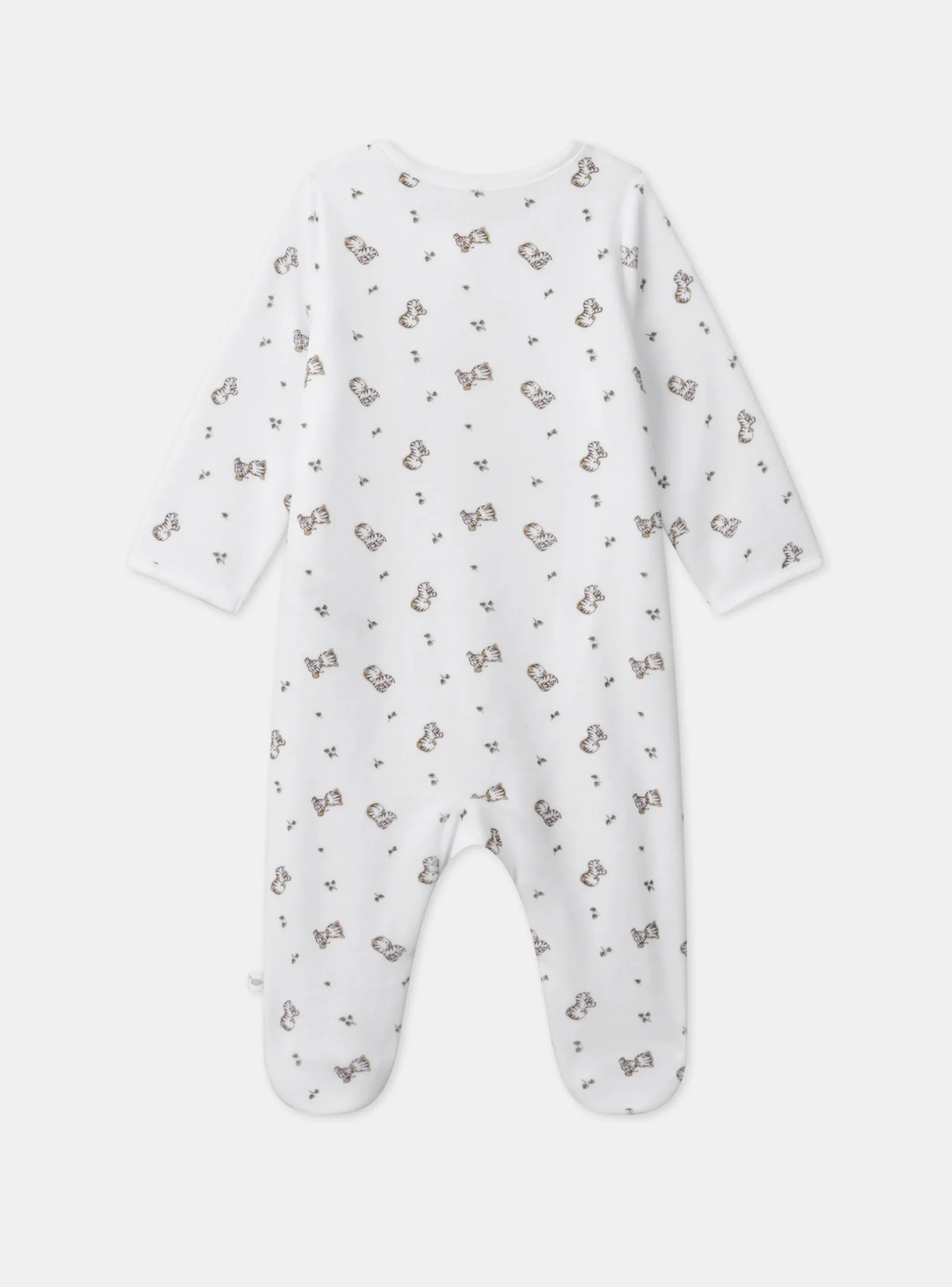 Baby Jumpsuits-Sergent Major White BABYGROW