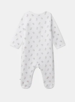 Baby Jumpsuits-Sergent Major White BABYGROW