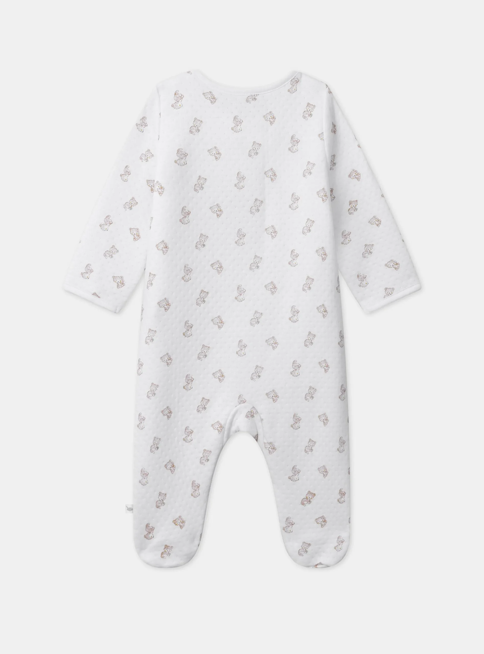 Baby Jumpsuits-Sergent Major White BABYGROW