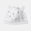 Hat, Mittens-Sergent Major White BEANY