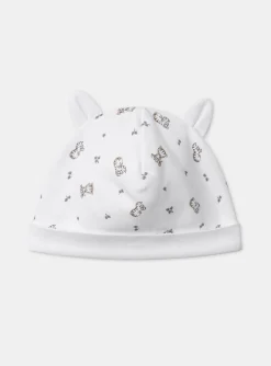 Hat, Mittens-Sergent Major White BEANY