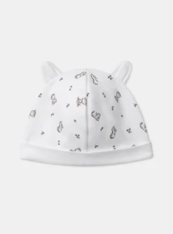 Hat, Mittens-Sergent Major White BEANY