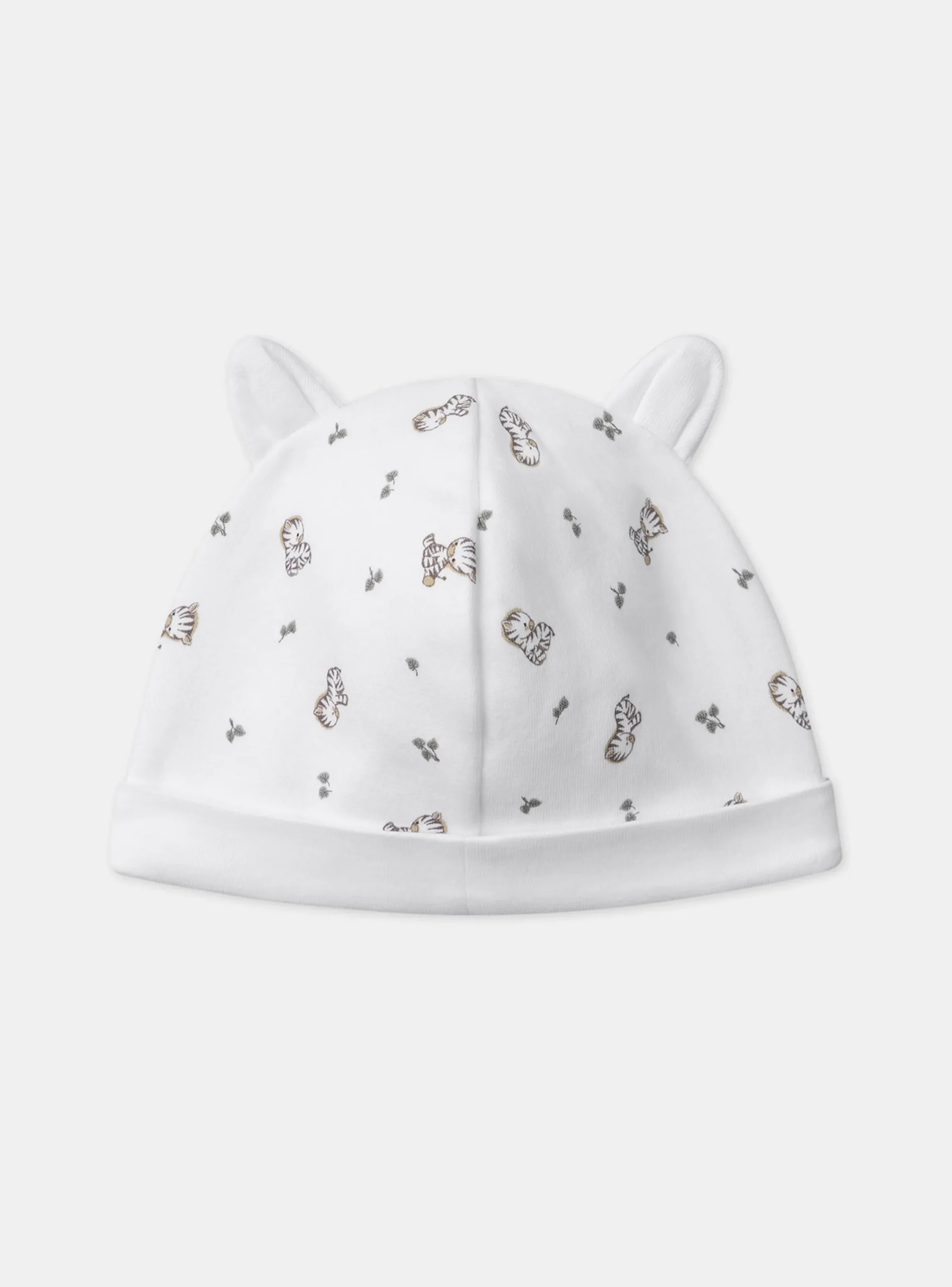 Hat, Mittens-Sergent Major White BEANY