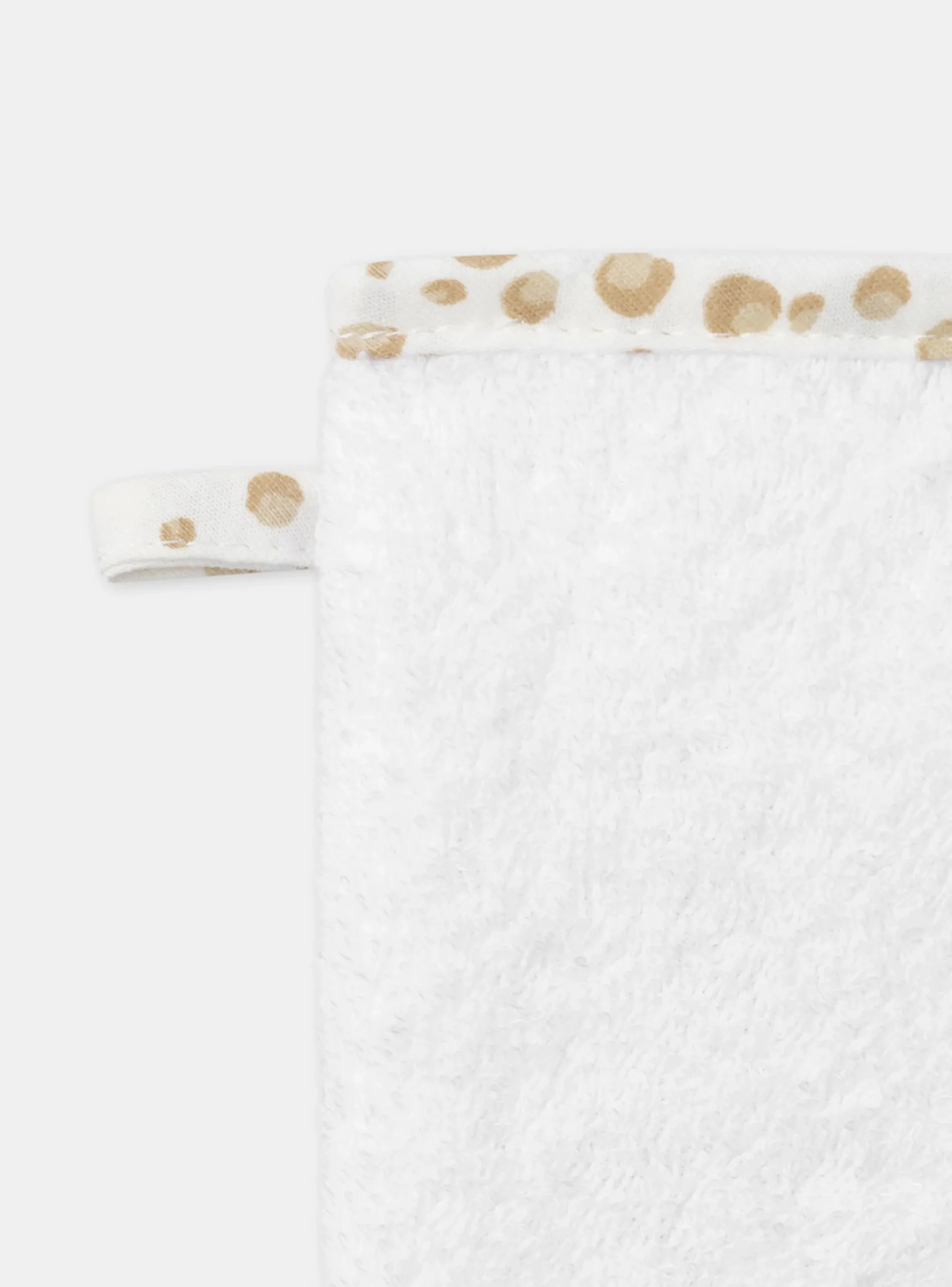 Sponge Tips, Nappies & Bibs-Sergent Major White HOODED BATH TOWEL - (BATH) MITT