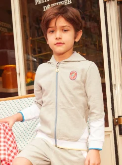 Knitwear, Sweater, Cardigan-Sergent Major White KIDS CARDIGAN
