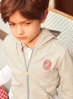 Knitwear, Sweater, Cardigan-Sergent Major White KIDS CARDIGAN