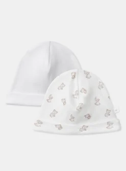 Hat, Mittens-Sergent Major White NEWBORN BEANY